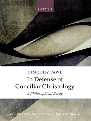 cover image of In Defense of Conciliar Christology